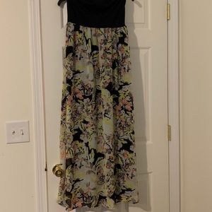 Xhilaration strapless maxi dress